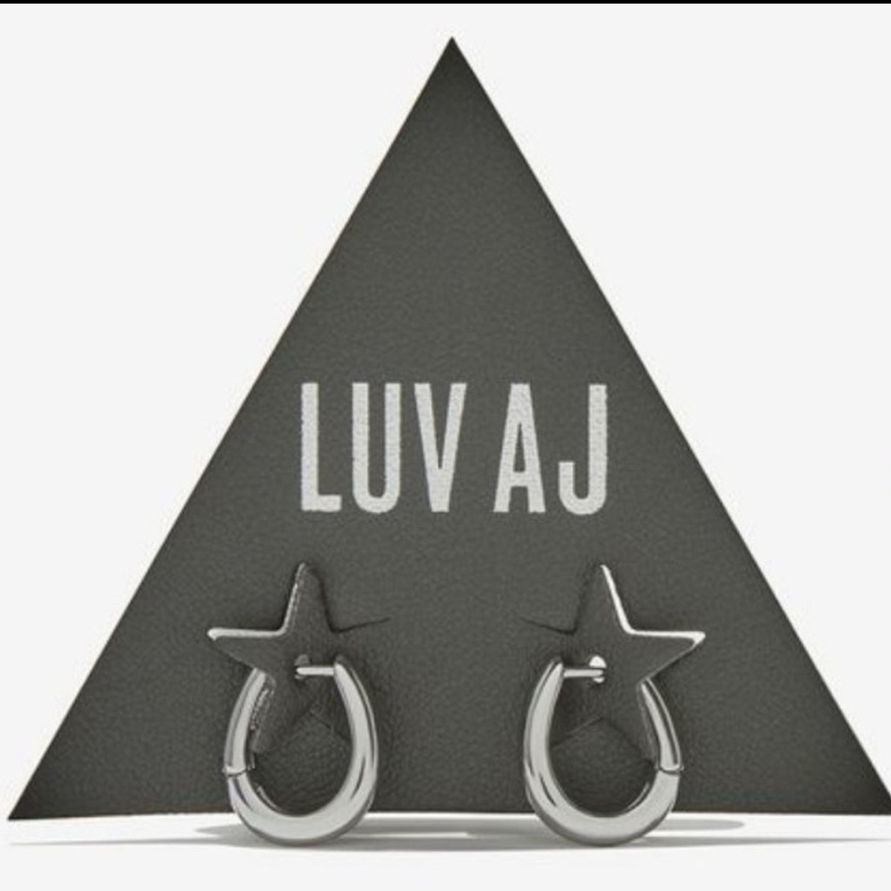 Luv AJ Mini Carmella Hoop Huggies Earrings